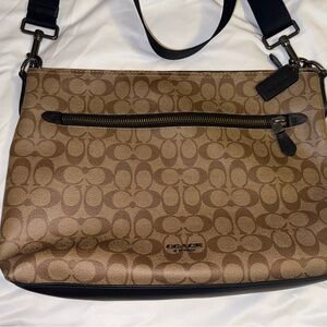 Coach Tan Signature Crossbody Bag